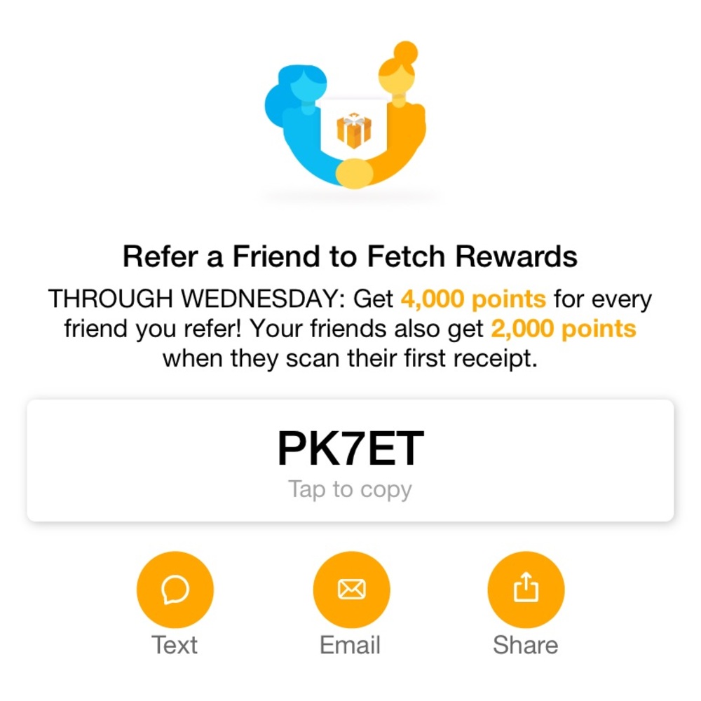 FETCH REWARDS REFERRAL! PLEASE DO NOT BUY!!!